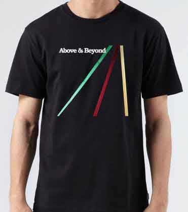 Above Beyond On My Way To Heaven T-Shirt Crew Neck Short Sleeve Men Women Tee DJ Merchandise Ardamus.com