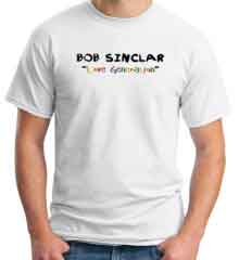 Bob Sinclar Love Generation T-Shirt Crew Neck Short Sleeve Men Women Tee DJ Merchandise Ardamus.com