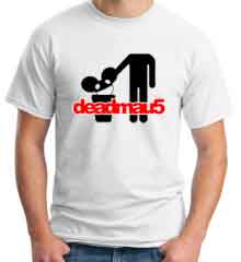 Deadmau5 Head on Trash T-Shirt Crew Neck Short Sleeve Men Women Tee DJ Merchandise Ardamus.com