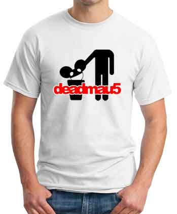 Deadmau5 Head on Trash T-Shirt Crew Neck Short Sleeve Men Women Tee DJ Merchandise Ardamus.com