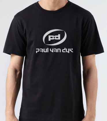 Paul Van Dyk Logo T-Shirt Crew Neck Short Sleeve Men Women Tee DJ Merchandise Ardamus.com