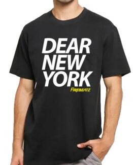 Firebeatz Dear New York T-Shirt by Ardamus. FREE SHIPPING Worldwide Delivery. ETA 6-14 days.