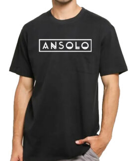 Ansolo Logo T-Shirt Ansel Elgort by Ardamus. FREE SHIPPING Worldwide Delivery. ETA 6-14 days