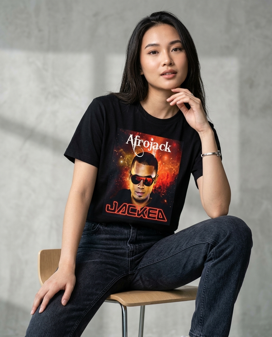 Afrojack Jacked Tour T-Shirt Woman