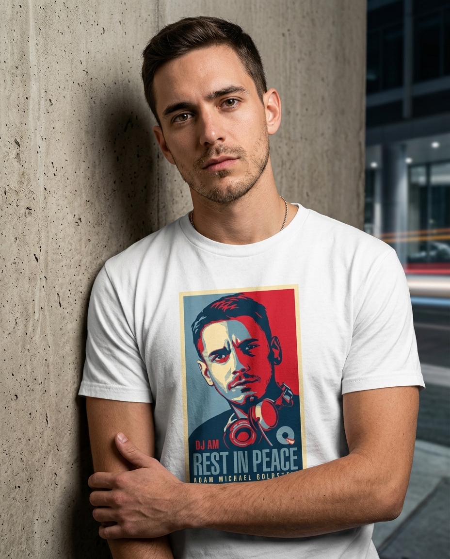Dj Am Rip T-Shirt, Man