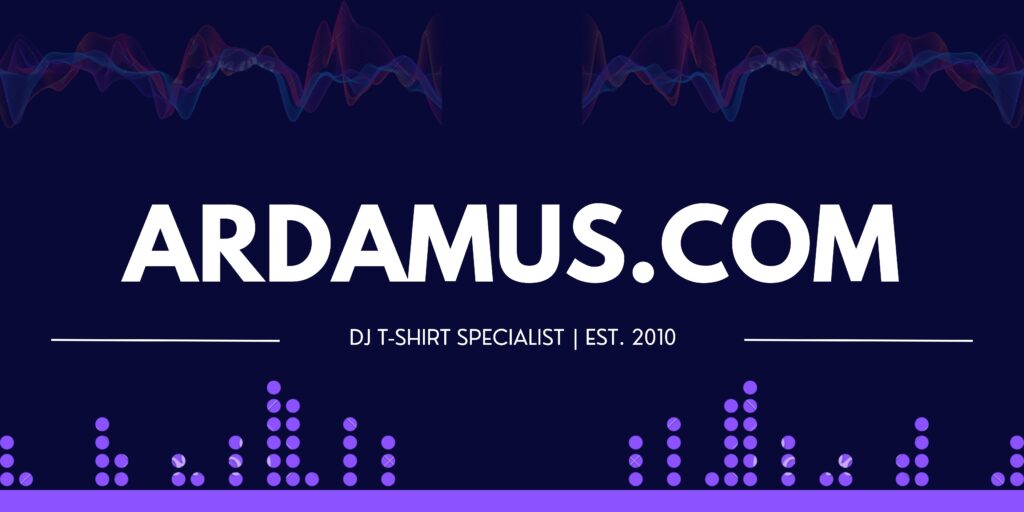Ardamus.com - DJ T-Shirts Merchandise UK, USA, Europe